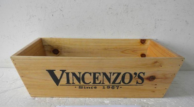 VINCENZO'S Wood Crate Product Image